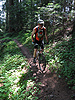Lee riding Alpine Trail