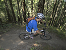 Paul riding Larrison Rock Trail
