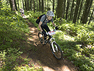 MBO guide Kim M. riding Hardesty Trail