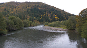 The Klickitat River in southwest Washington
