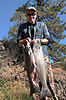 Trophy Chinook and Coho salmon caught kayak fishing on the Klickitat River