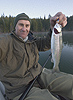 Cold morning rainbow trout