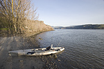 Columbia River beach