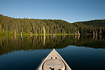 Early morning kayak fishing on Goose Lake