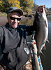 Kayak fishing for Coho salmon on the Klickitat River