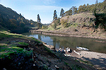 Kayak fishing for salmon on the Klickitat River