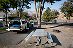 Kayak fishing campsite at Le Page Park on the John Day River