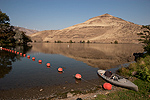 Kayak launch beach at Le Page Park on the John Day River