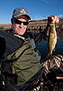 Lake Celilo smallmouth bass caught kayak fishing near The Dalles, Oregon