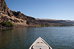 Kayak fishing on Lake Celilo