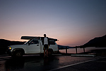 Launching the kayak at sunrise from the Rowena boat ramp