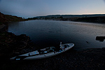 Pre dawn kayak launch at Spearfish Lake