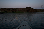 The May 2012 "Supermoon" seen from the kayak on Spearfish Lake