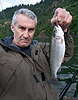 Tunnel Lake rainbow trout caught from the kayak