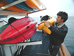 The last kayak is loaded on the rack, time to head back to San Diego