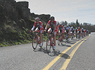 Columbia Gorge road race at the 2009 Cherry Blossom Cycling Classic