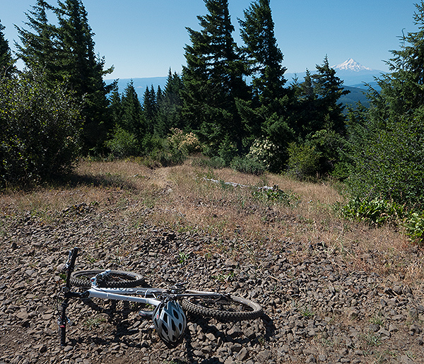 Good view of Mt. Hood from the trailhead