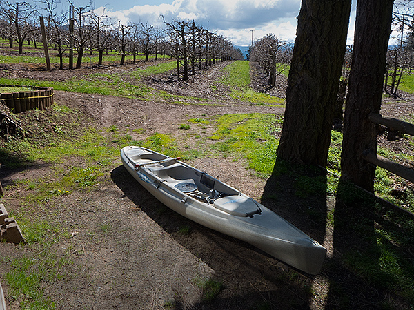 The kayak is ready to go. The 2016 fishing season starts tomorrow!