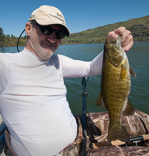 Columbia River smallmouth bass fishing