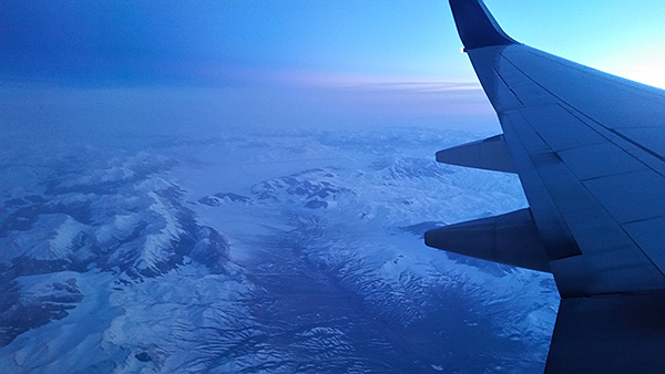 The snowy Rocky Mountains of Idaho