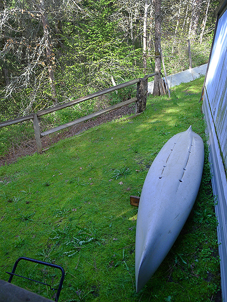 Kayak on standby for the 2017 fishing season