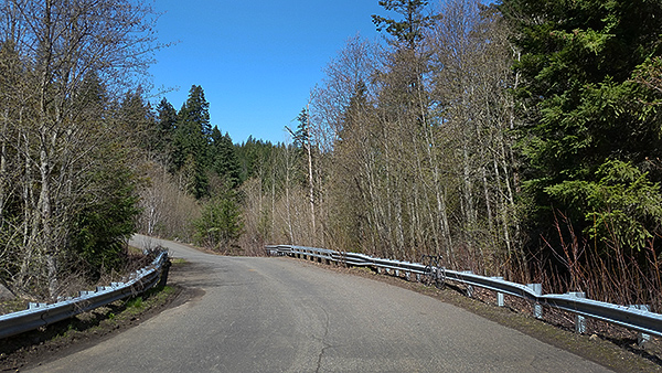 Spring bike riding on Pacific Northwest back roads