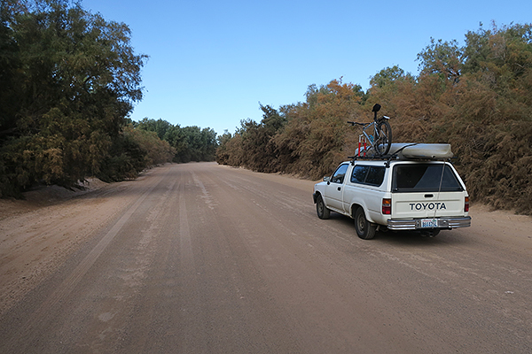 Arizona backroad to kayak fishing spot