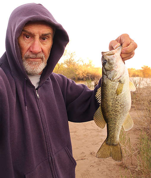 Early morning Fortuna Pond largemouth bass.