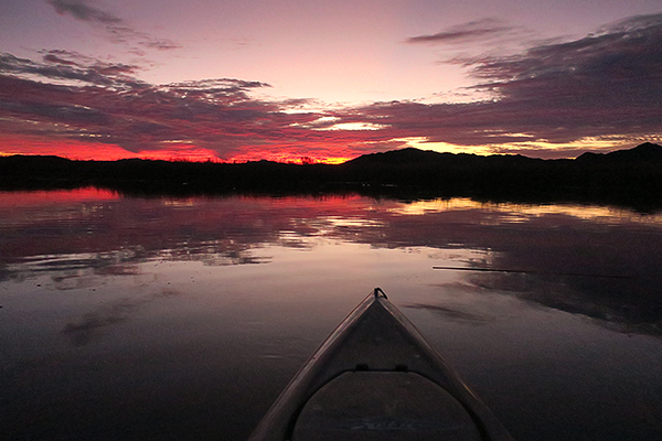 Mittry Lake sunrise.