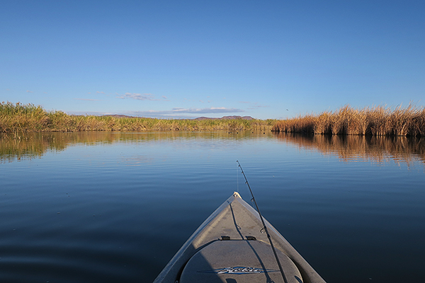 Early morning on Mittry Lake in southwest Arizona