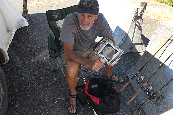 Gearing up on a hot eastern Washington summer day