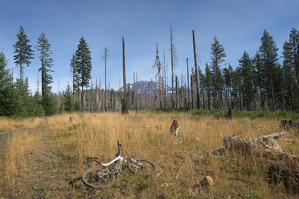 Dry and dusty Mt. Adams