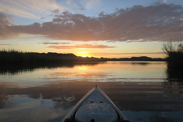 Sunrise over the Colorado River