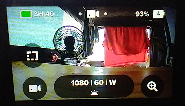 GoPro Hero 7 Black maximum battery charge 93%