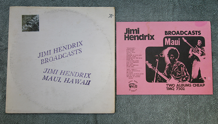 Jimi Hendrix bootleg album TMQ 7502