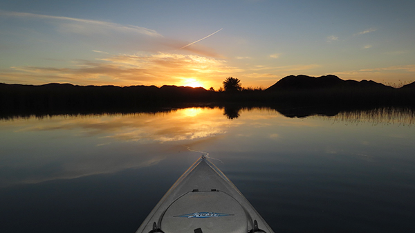 Sunrise over the Colorado River