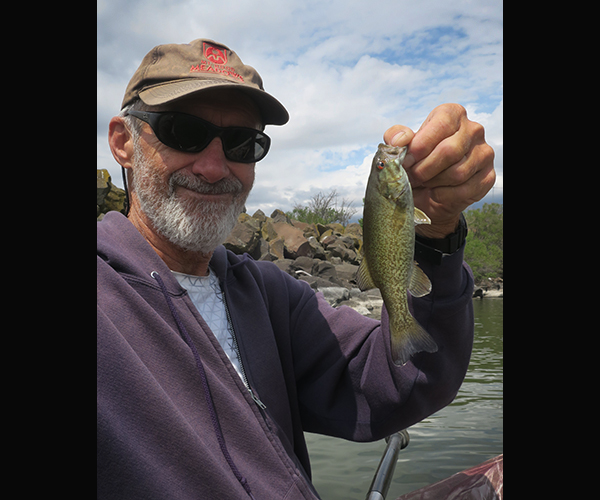 Small Columbia River smallmouth bass