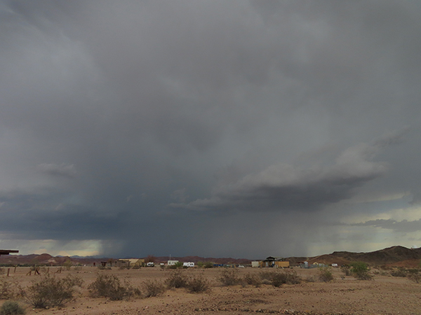 Desert thunderstorm