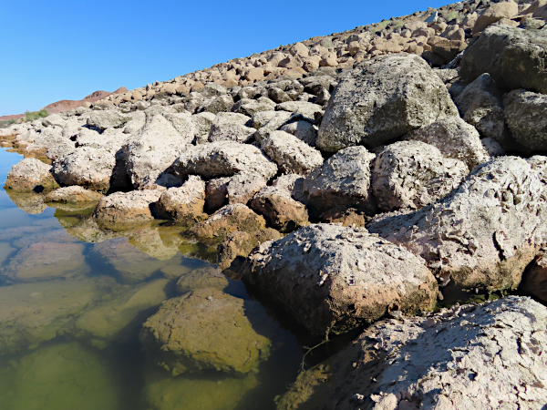 Low Colorado River water level