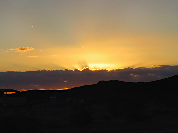 Desert sunrise