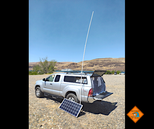 Slim Jim antenna wind test