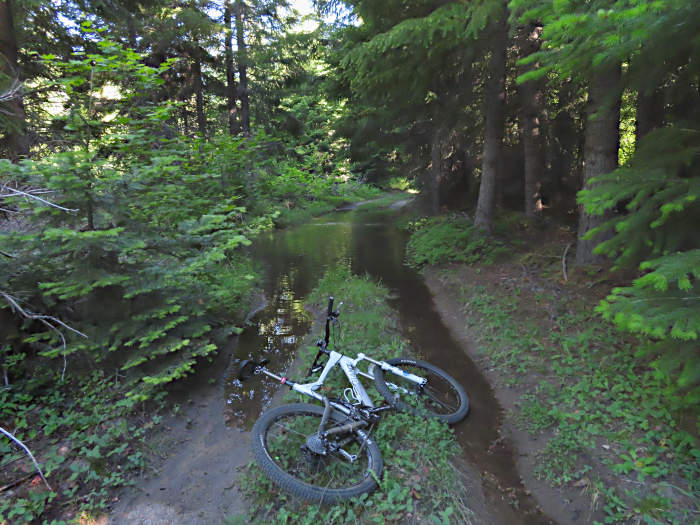 Flooded road