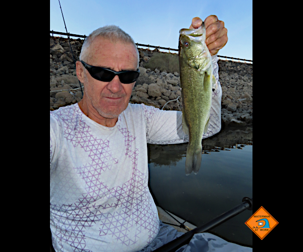 CO River largemouth bass caught by watermanatwork.com kayak fisherman Ron Barbish