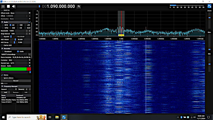 1090mHz ADS-B SDR++