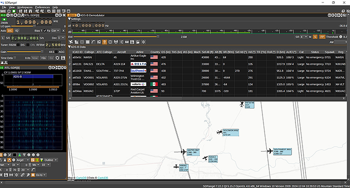 ADS-B SDRangel
