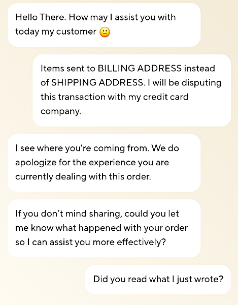 AliExpress customer service