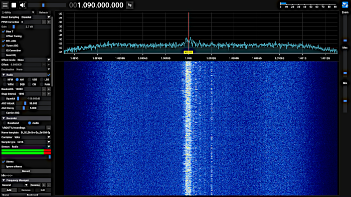 1090 MHz on SDR++